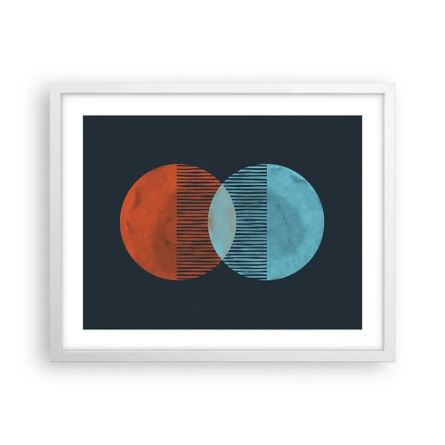 Poszter fekete keretben - Csillagászati fantázia - 50x40 cm