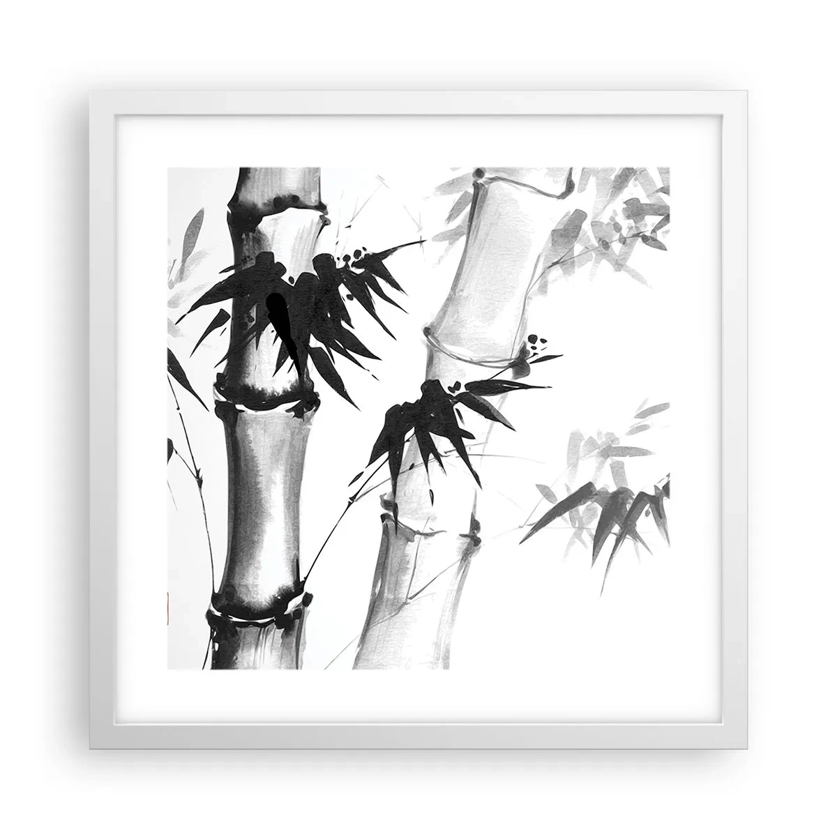 Poszter fekete keretben - Közelkép a keletről - 40x40 cm