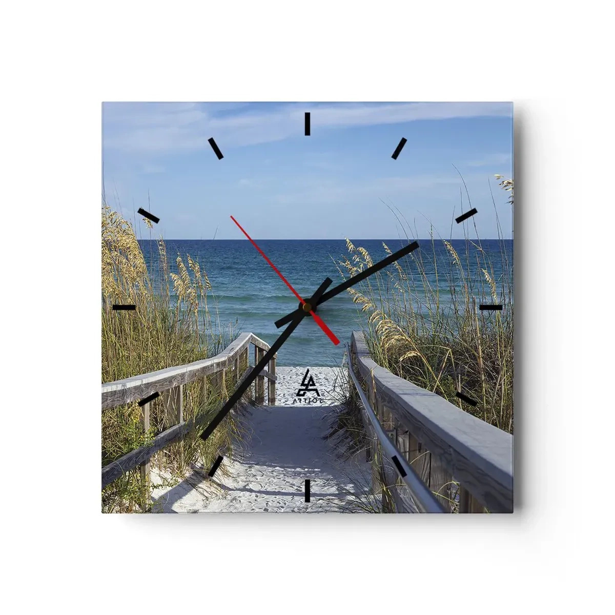 Falióra, Óra - Napsütésben, szélben - 40x40 cm