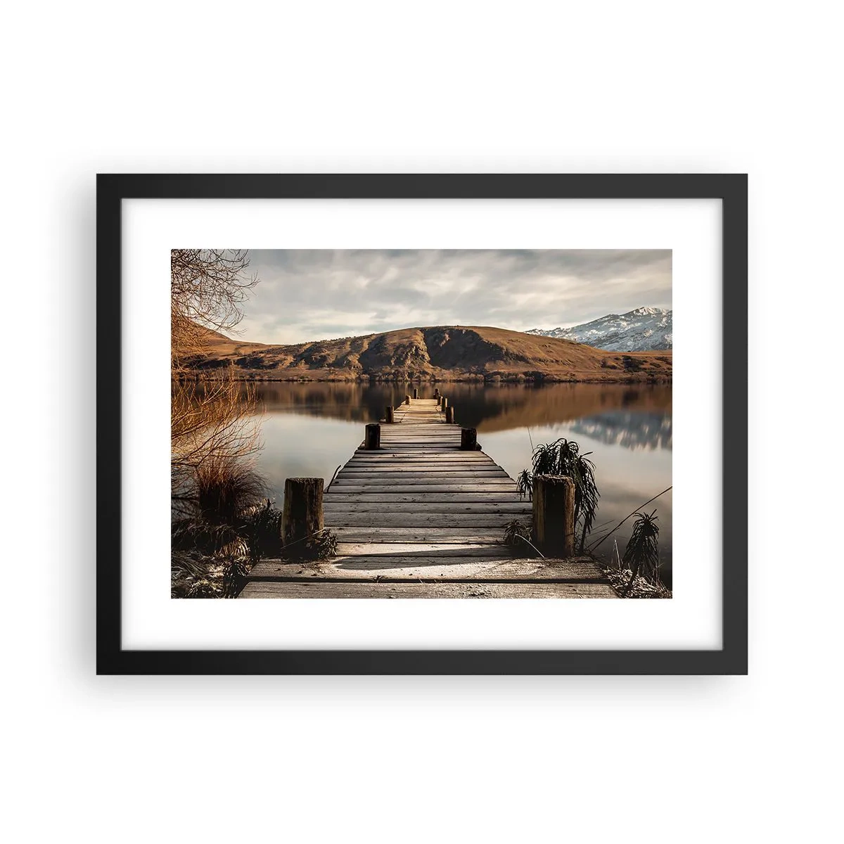 Poszter fehér keretben - Táj a csendben - 40x30 cm