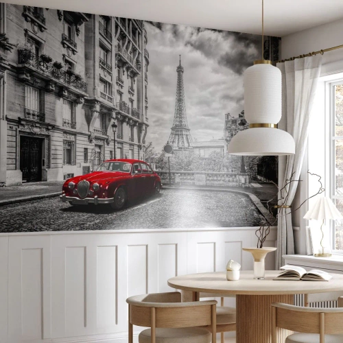 Fotótapéta Premium Sand - Ragadozó a városban - Város, Eiffel-torony, Párizs - 400x280 cm