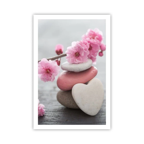 Poszter - Boldogság a cseresznyevirággal - 61x91 cm