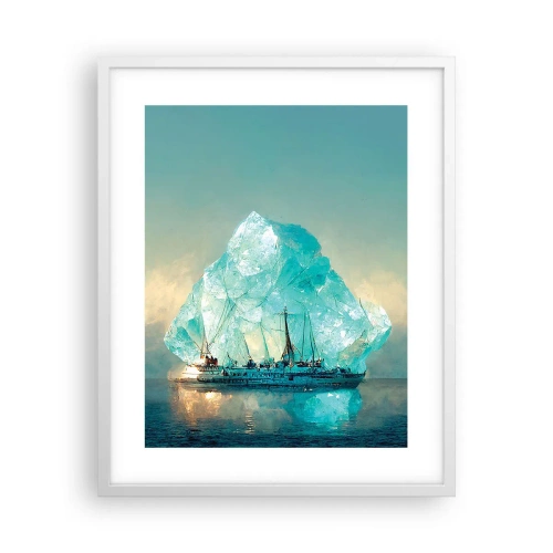 Poszter fekete keretben - Sarkvidéki gyémánt - 40x50 cm