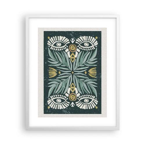 Poszter fekete keretben - Mint egy népi kivágás - 40x50 cm