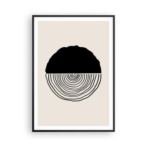 Poszter fehér keretben - Fele fele - 70x100 cm