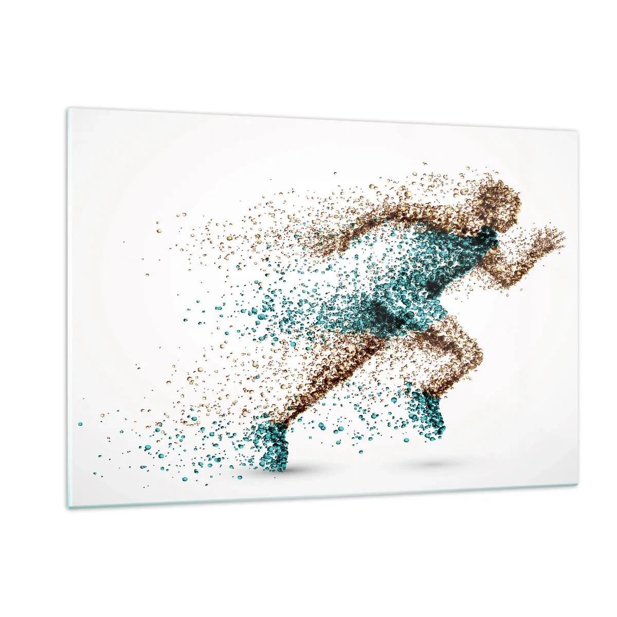 Üveg kép - Az élet egy futás - 120x80 cm