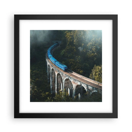 Poszter fehér keretben - Vonzódás a természethez   - 30x30 cm