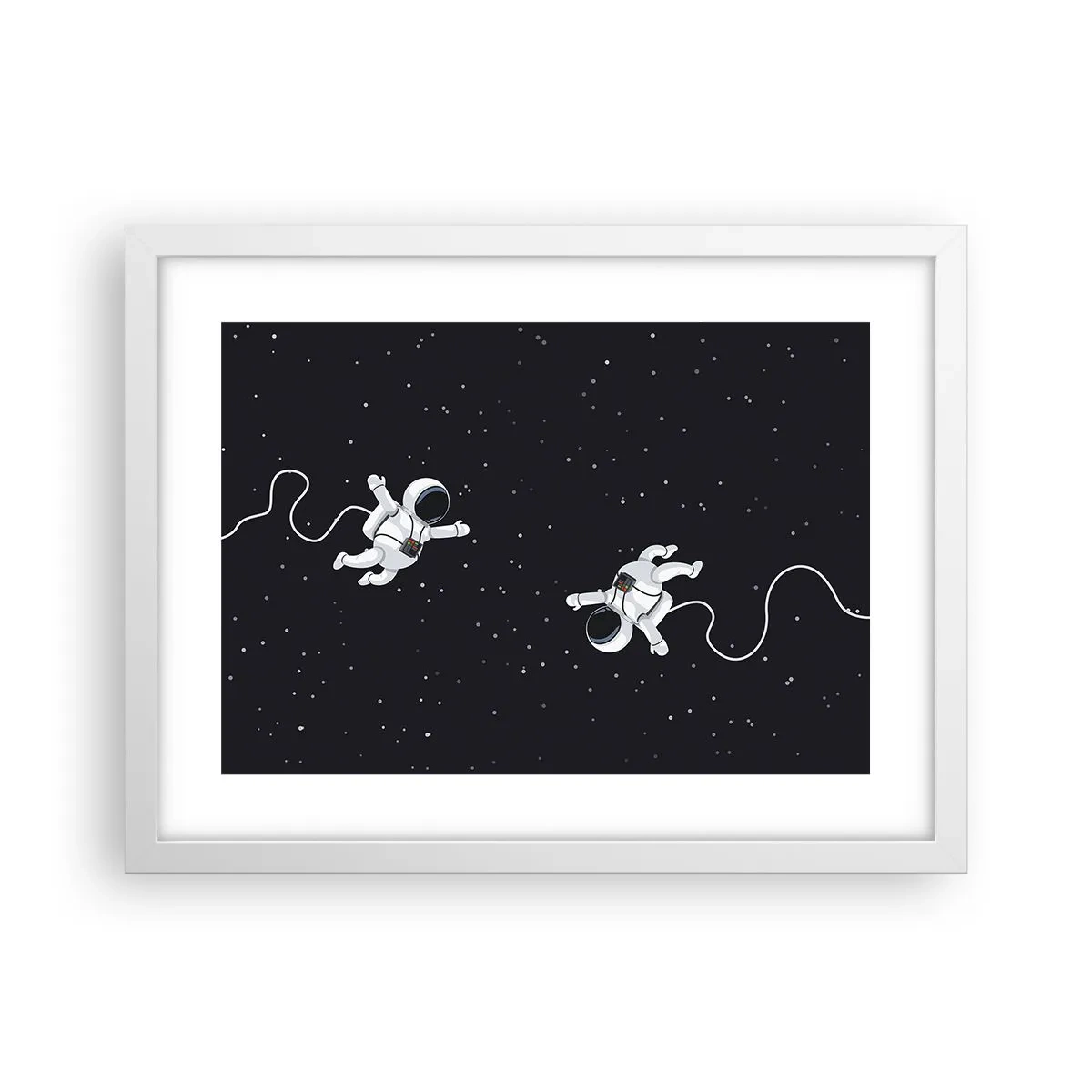 Poszter fekete keretben - Kozmikus tánc - 40x30 cm