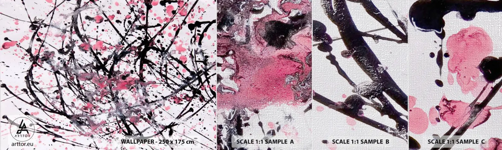 Fotótapéta Minta Premium Canvas - Az élet múló természete - Absztrakció, Darab, Modern minta - 100x30 cm