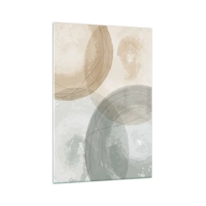 Üveg kép - világok behatolása - 70x100 cm