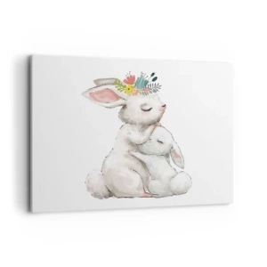 Vászonkép - Nincs olyan, mint anyánál - 100x70 cm