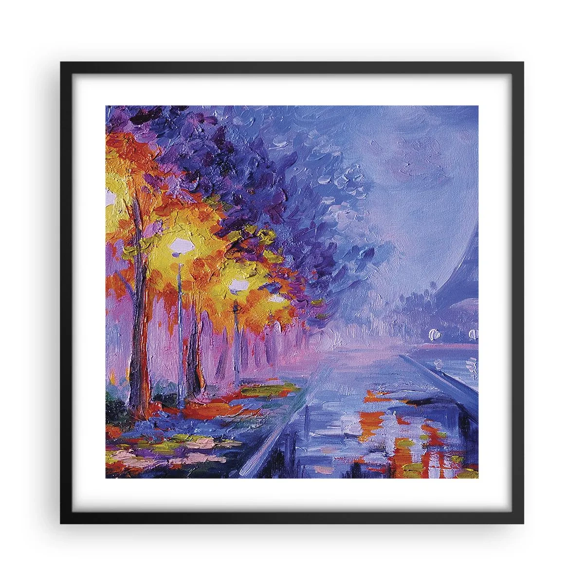 Poszter fehér keretben - Egy álomséta - 50x50 cm