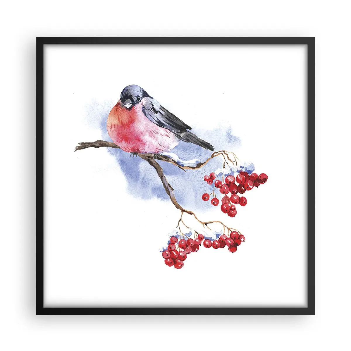 Poszter fehér keretben - Téli színben - 50x50 cm