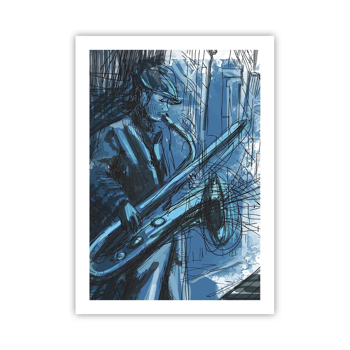 Poszter - Városi rapszódia - 50x70 cm
