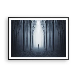 Poszter fehér keretben - És minden egyszerű és világos - 100x70 cm