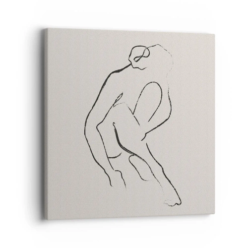 Vászonkép - Intim vázlat - 40x40 cm