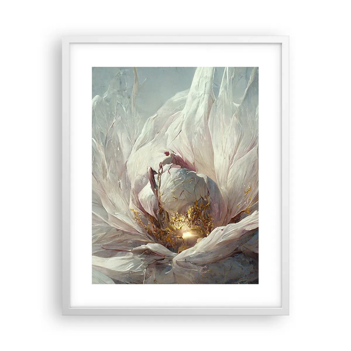 Poszter fekete keretben - Száz év alatt egyszer virágzik - 40x50 cm
