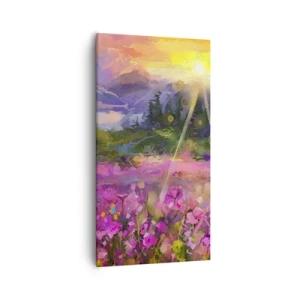 Vászonkép - A völgyben a nap védelme alatt - 55x100 cm