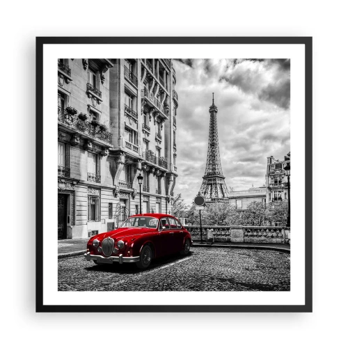 Poszter fehér keretben - Ragadozó a városban - 60x60 cm