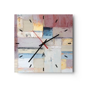 Falióra, Óra - A geometria nyugalma - 40x40 cm