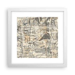 Poszter fekete keretben - Dekódolásra vár - 30x30 cm