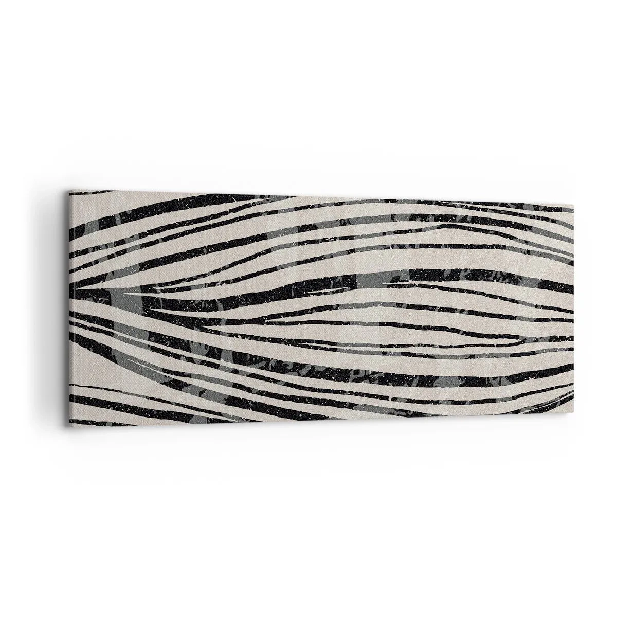 Vászonkép - Vonalak csobbanása - 100x40 cm