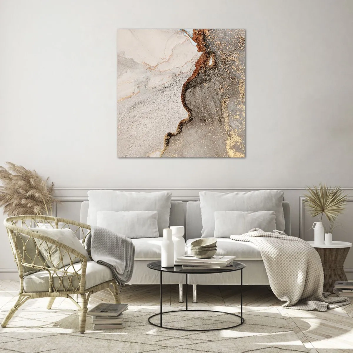Üveg kép - A színek határán - 70x70 cm