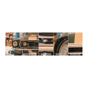 Fotótapéta Minta Öntapadós Deluxe Sticker - Találkozás a legendával - Autó, Autóipari, Old school - 100x30 cm