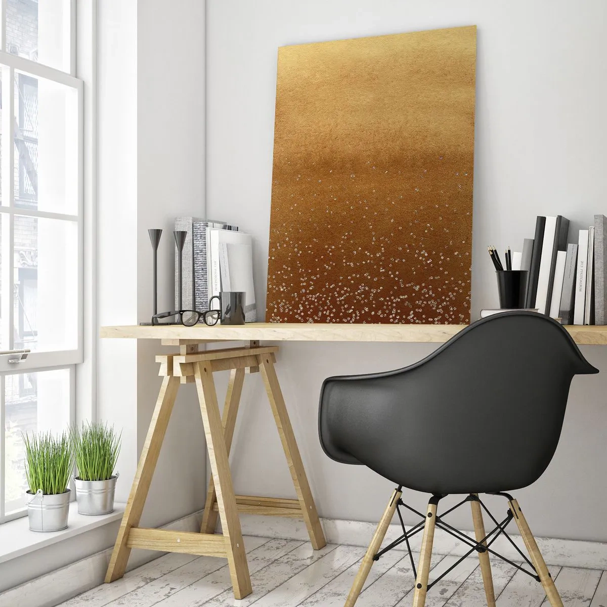 Üveg kép - A fény születése - 50x70 cm