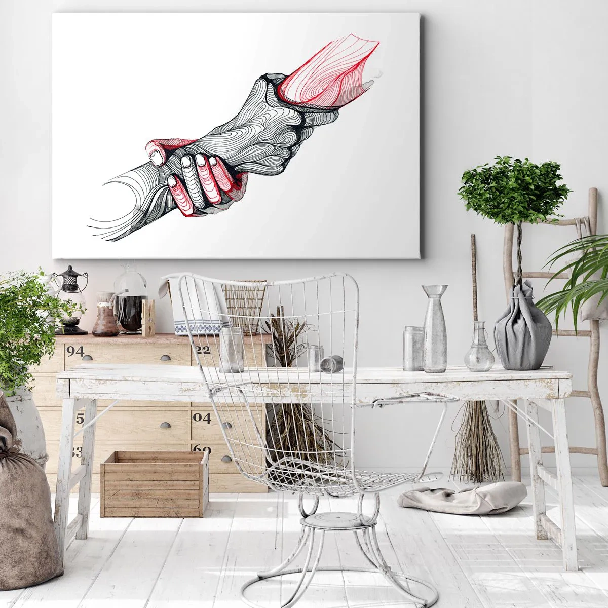 Vászonkép - Jó kezekben vagy - 100x70 cm