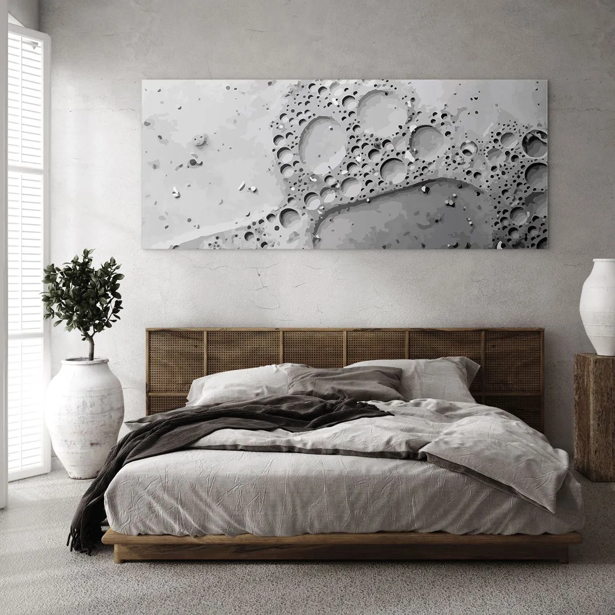 Üveg kép - Nyom a habban - 120x50 cm