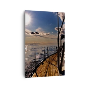 Vászonkép - Vitorlázás a nap felé - 80x120 cm
