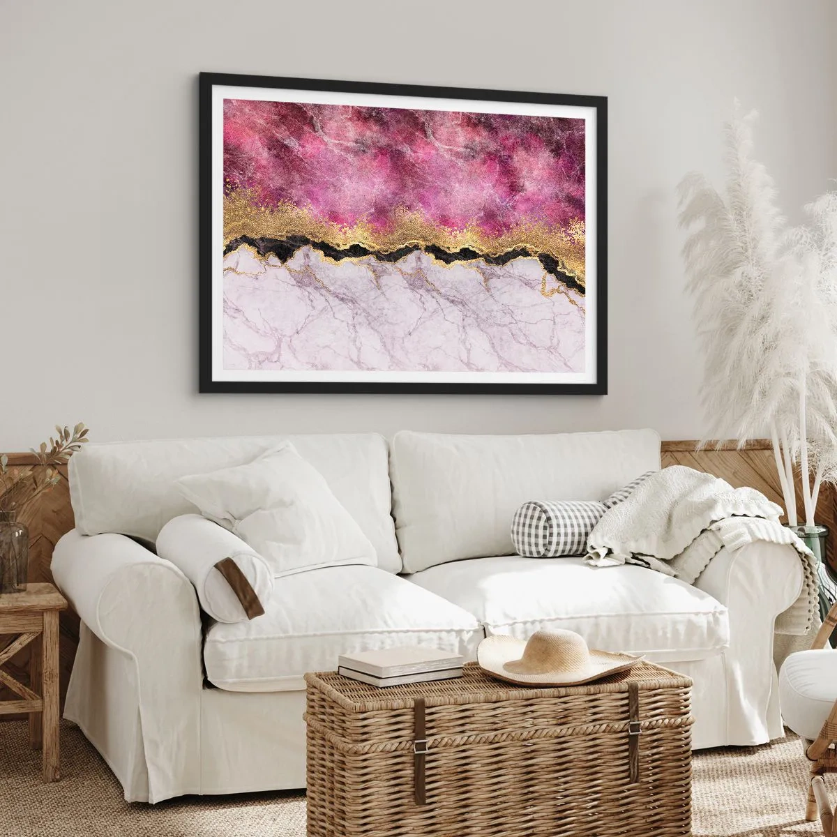 Poszter fehér keretben - A határon - 70x50 cm