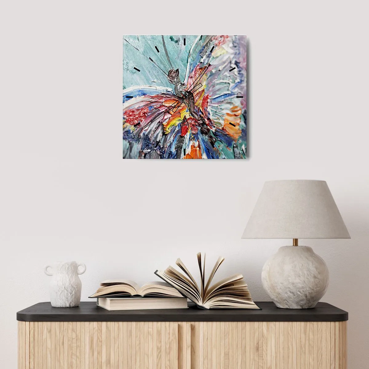 Falióra, Óra - A természet által festett - 40x40 cm