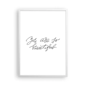 Poszter fekete keretben - Tényleg, hidd el... - 50x70 cm