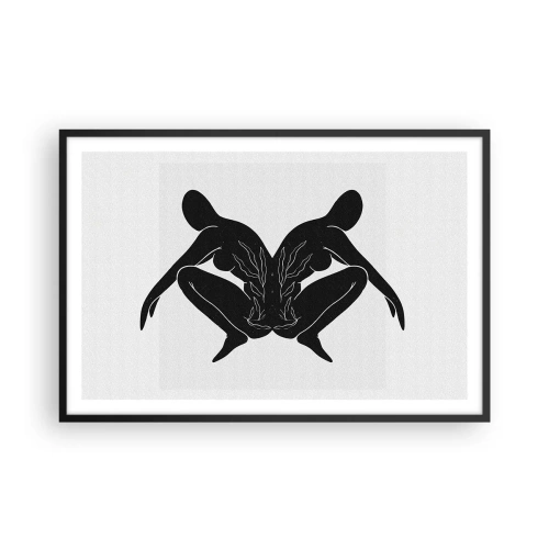 Poszter fehér keretben - Egy közös lélek - 91x61 cm