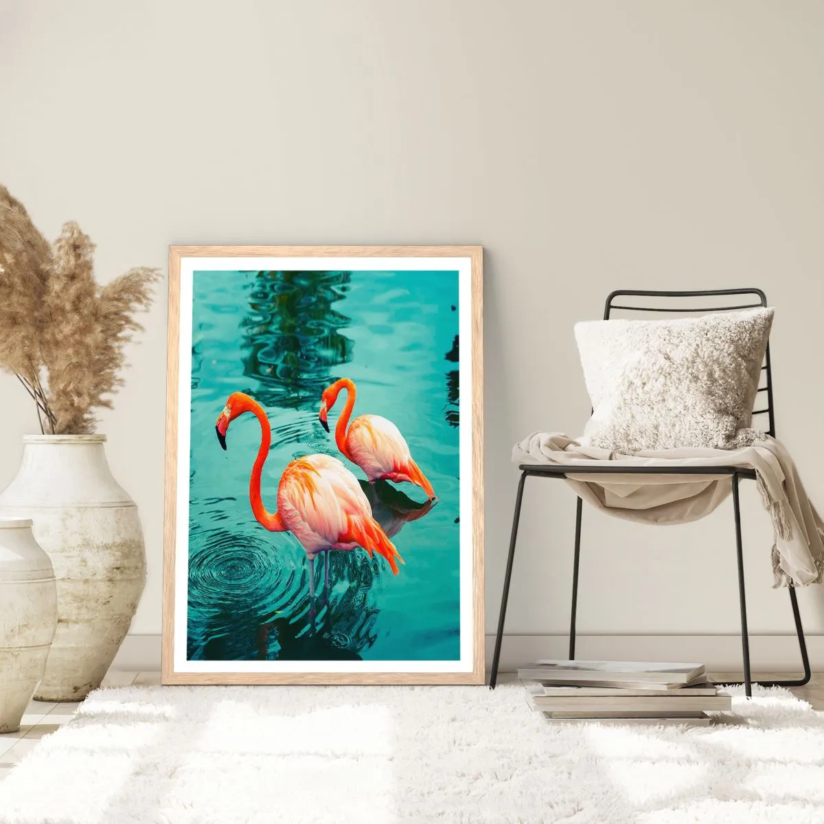 Poszter világos tölgy keretben - Most divatban vagyunk - 70x100 cm