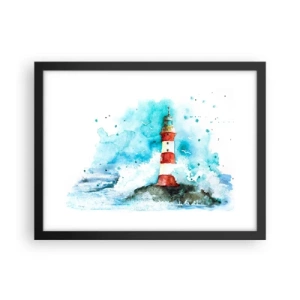 Poszter fehér keretben - Az elemek egysége - 40x30 cm