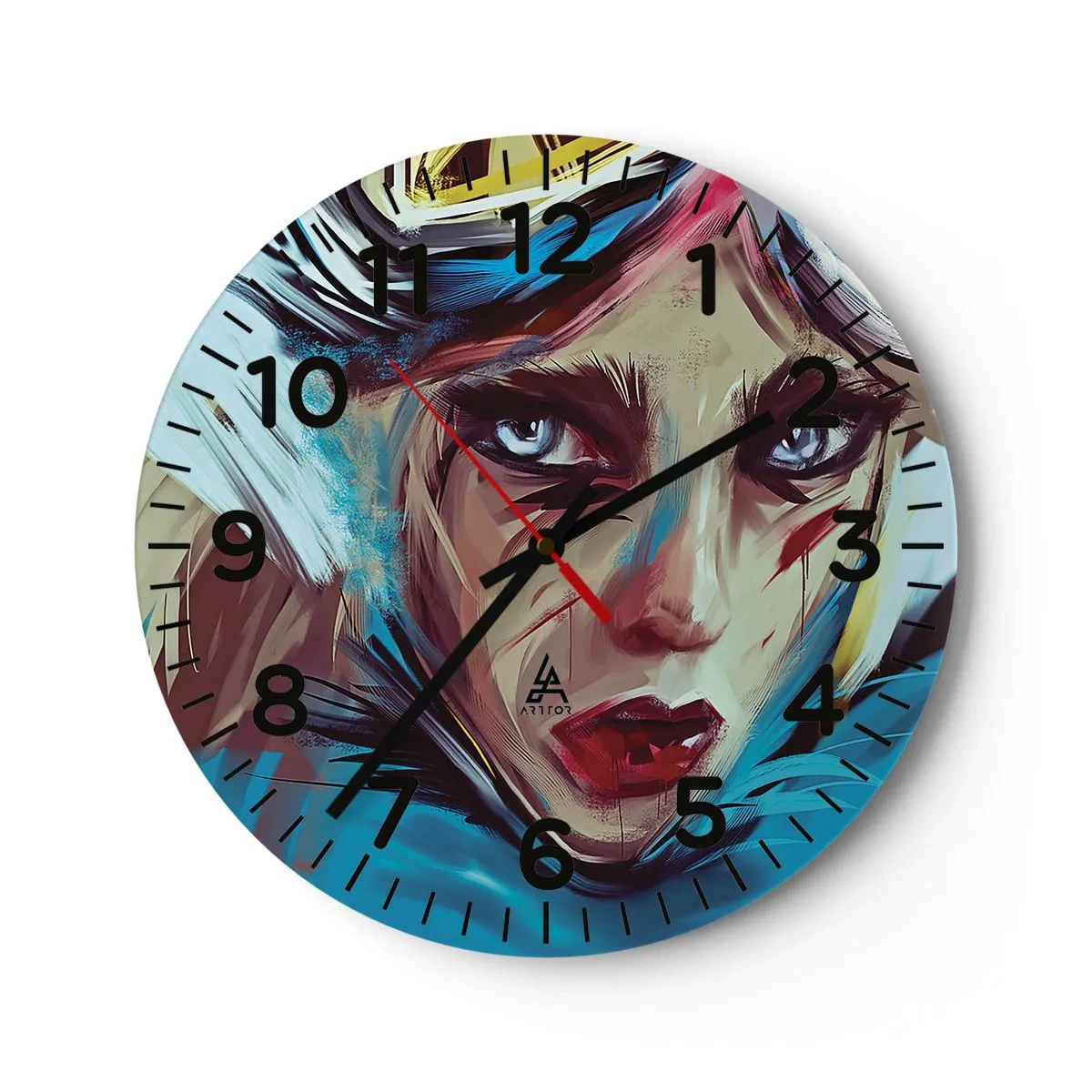 Falióra, Óra - Utcai harcos - 40x40 cm