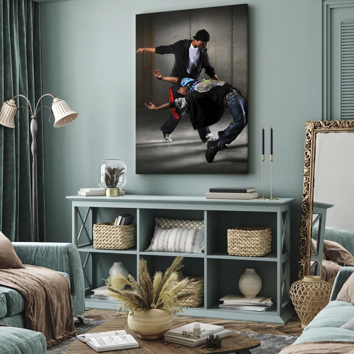 Vászonkép - Tánc az utcai széllel - 70x100 cm