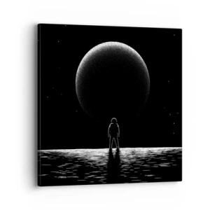 Vászonkép - Szemtől szemben - 40x40 cm