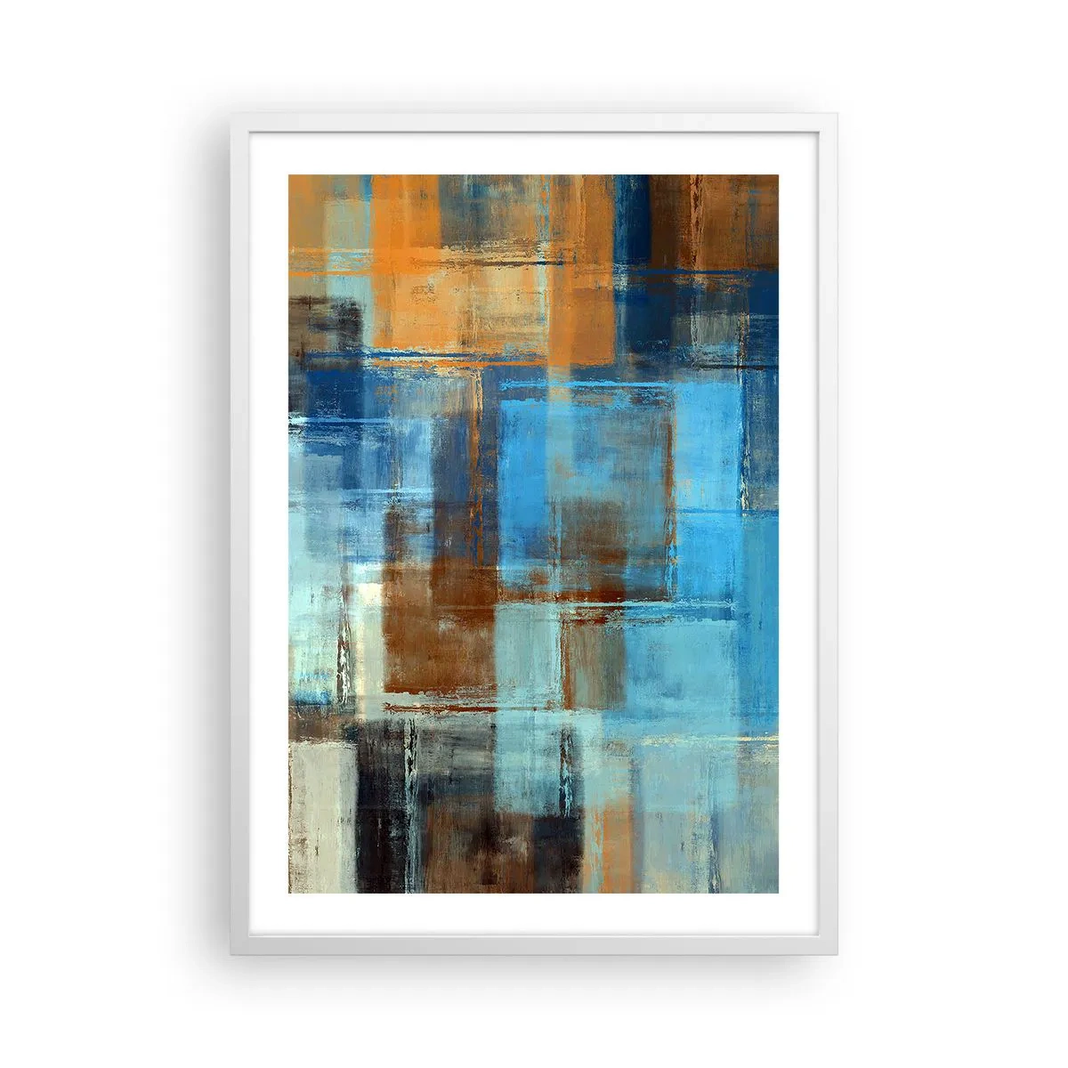 Poszter fekete keretben - A kék fátyolon keresztül - 50x70 cm
