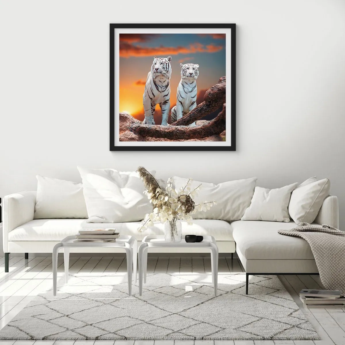 Poszter fehér keretben - Akárcsak Narnia - 60x60 cm