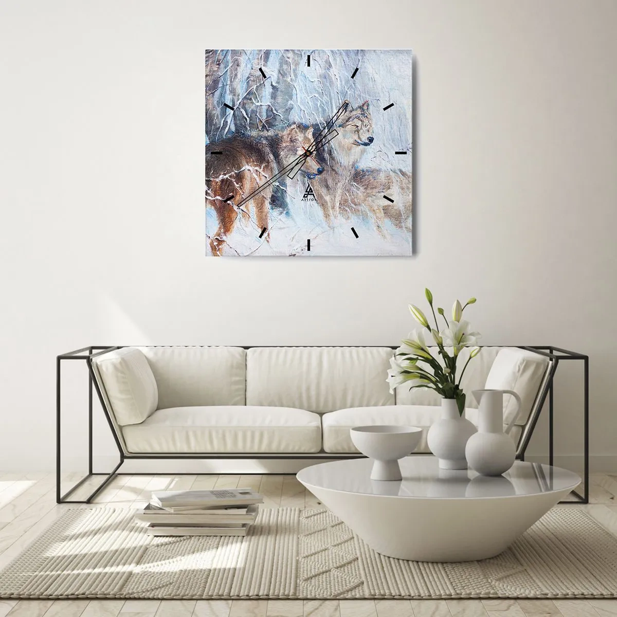 Falióra, Óra - Figyelem! Közeledik… - 30x30 cm