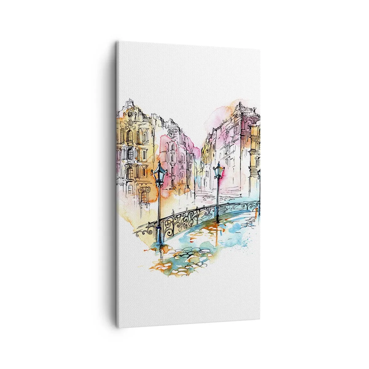 Vászonkép - A város szíve - 45x80 cm