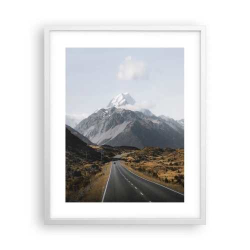 Poszter fekete keretben - Út a hegyek szívébe - 40x50 cm