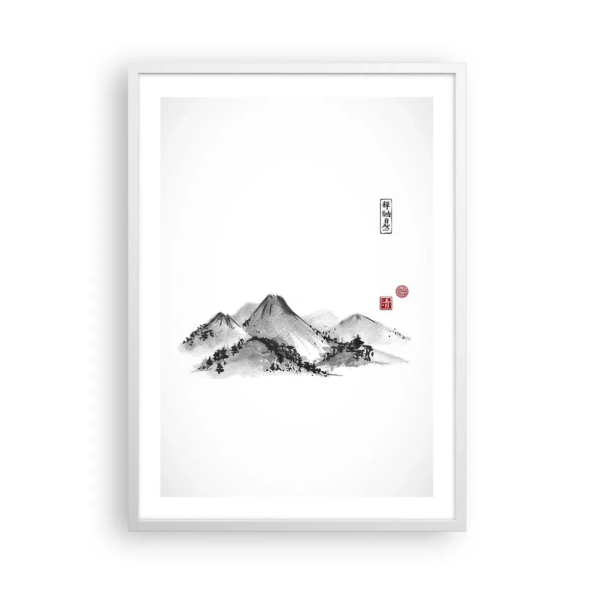 Poszter fekete keretben - Messze a távoltól - 50x70 cm