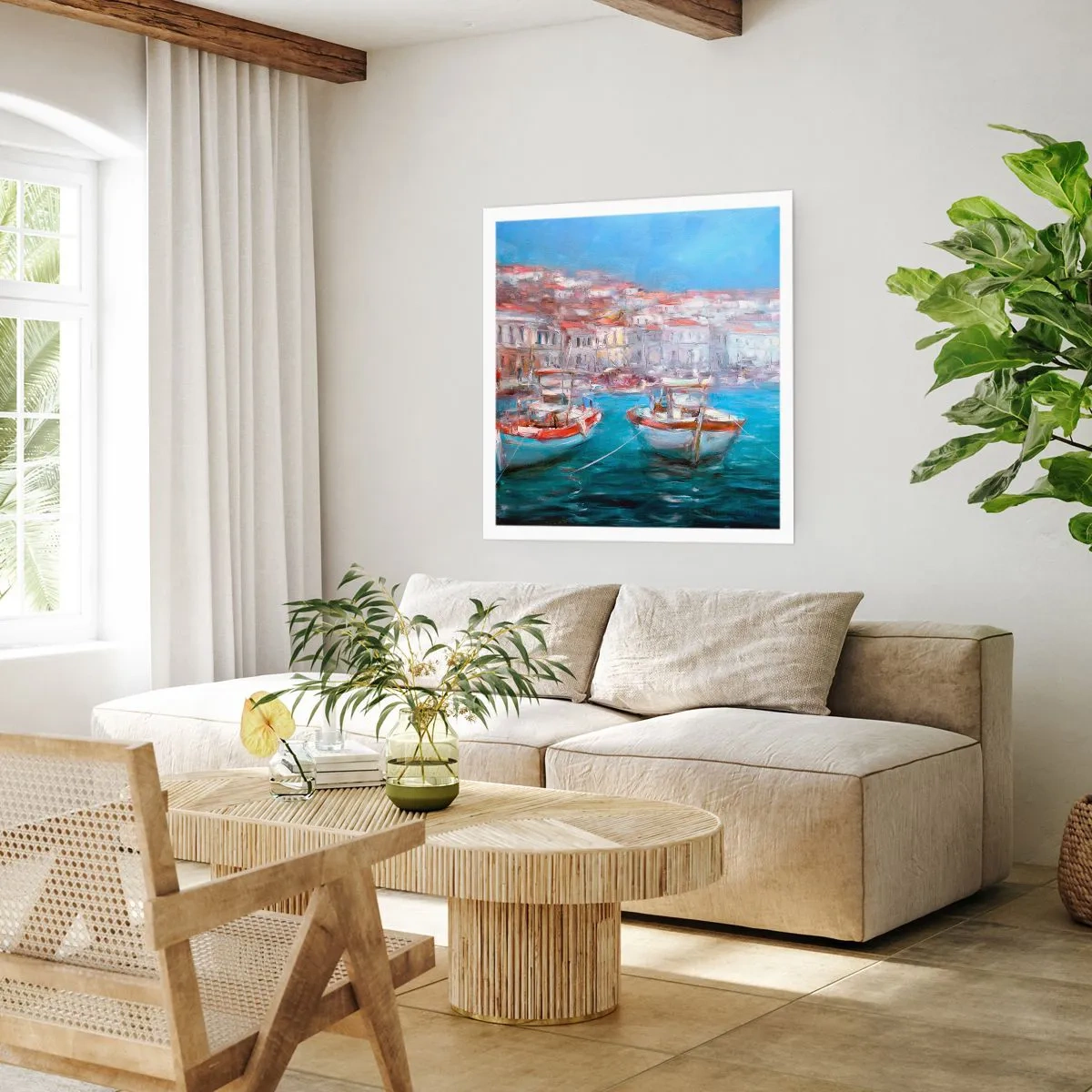Poszter - Olasz öböl - 50x50 cm
