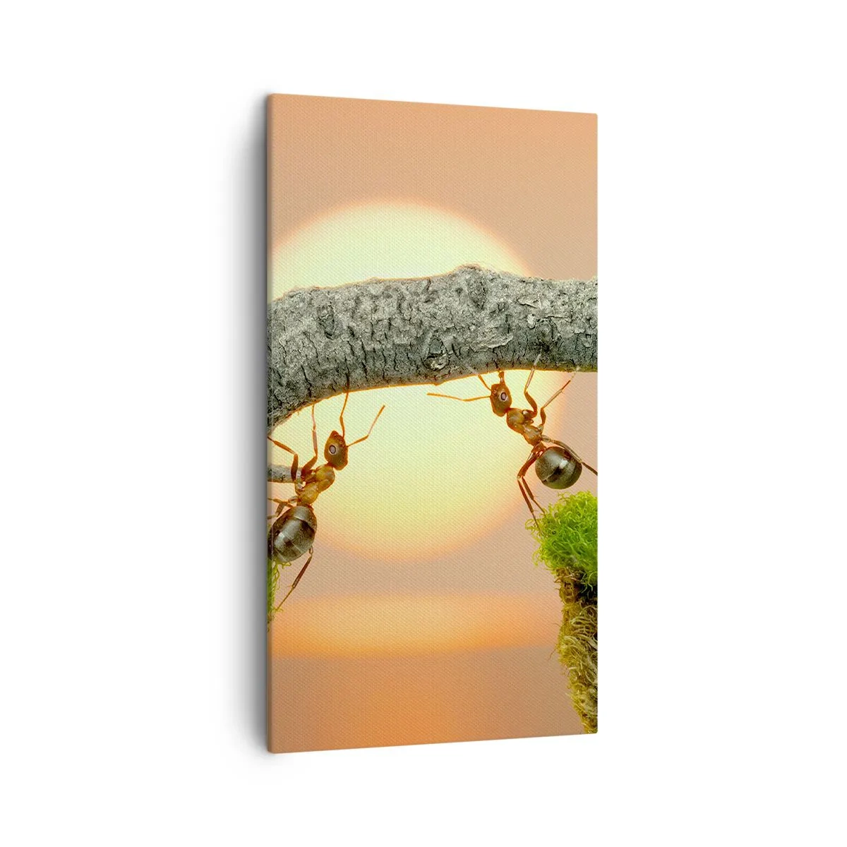 Vászonkép - Boldog, közös munka - 45x80 cm