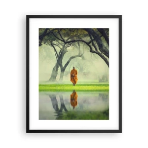 Poszter fehér keretben - Útban a megvilágosodás felé - 40x50 cm